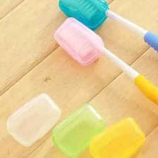 2/5/10 Toothbrush Head Covers Portable Travel Camping Holder Brush Cap Case Sets