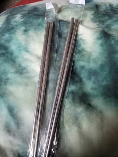 Pairs new metal - 2x, chopsticks