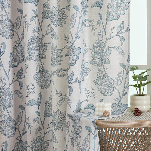 Floral curtains inch length - floral,