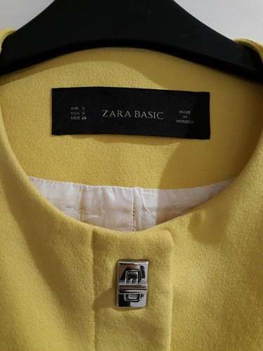 Zara yellow blazer - blazer, jacket