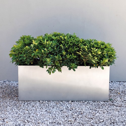 Silver zinc metal - zinc, trough