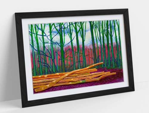 Felled trees david hockney - trees,,