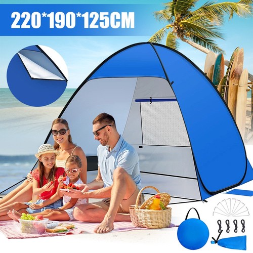 Pop beach tent sun - up,