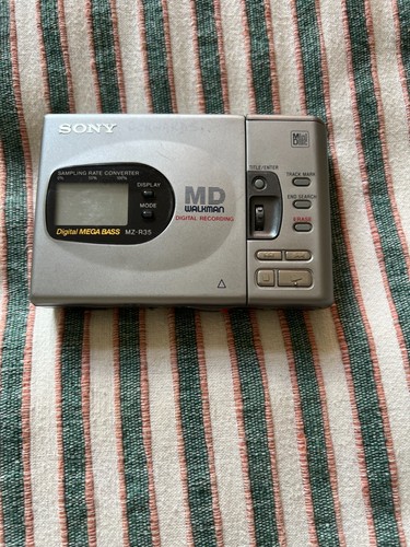 Sony mini disc player mz - disc, mz-r35