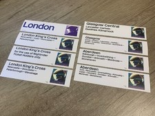 British Rail Carriage Label Replica Magnet - NightRider Sleepers 9 Variants