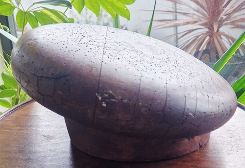 Antique wooden hat - antique,