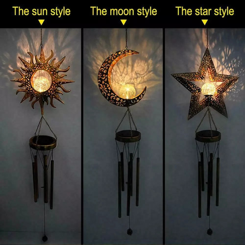 Solar wind chimes led - solar, light