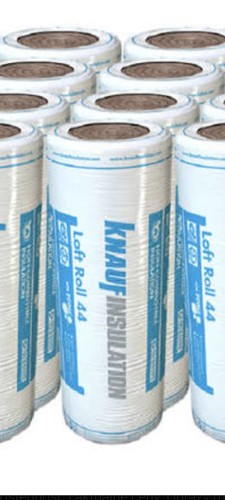 100mm and 200mm knauf loft - 200mm,