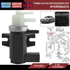 Turbo Solenoid N75 Valve 1K0906627A For VW Golf Jetta AUDI A3 2.5L 2.0L 1.9L TDI