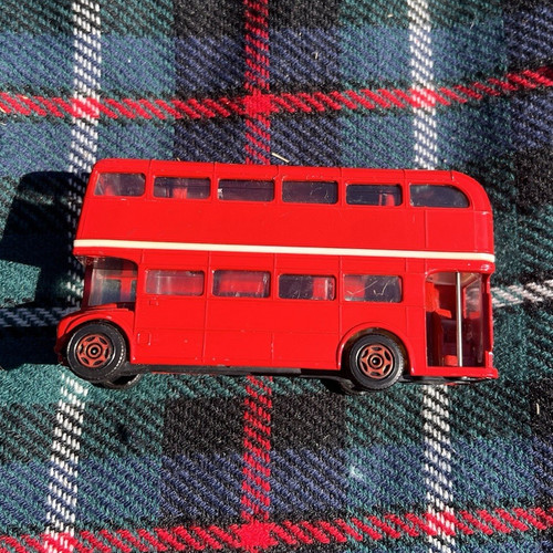 Red double decker bus - red,