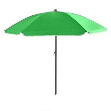 Out There! 2.4M Rib UV Parasol Sun Shade Umbrella with Tilt & Carry Bag
