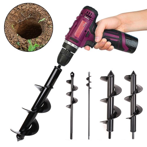 Planting auger spiral hole - spiral,