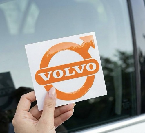 Volvo car logo vinyl - volvo,