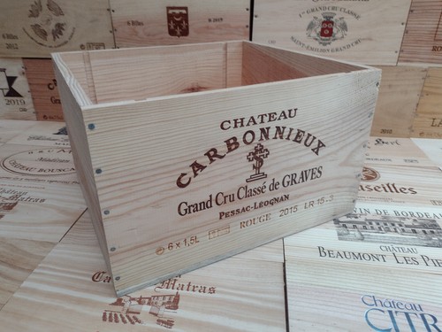 Wooden wine box - , large