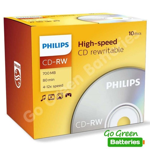 Philips blank rewritable - cd-rw,
