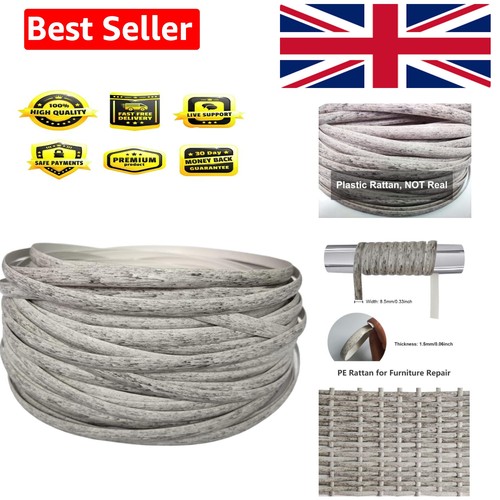 25m grey wicker repair kit - grey,