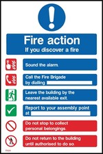 Fire Action If you discover a