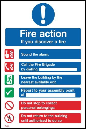 Fire action you discover - fire, a