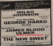 BRIAN CONNOLLY'S SWEET  Venue