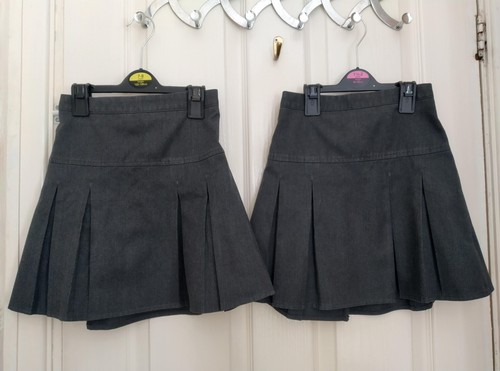 Set grey pleated - 2, school