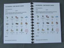 Allergens Chef Recipe Cards