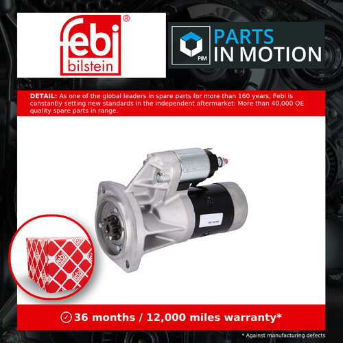 Starter motor fits - starter,