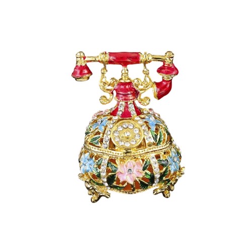 Telephone jewelry box ornate - telephone,