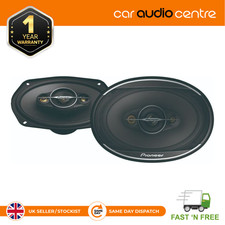 Pioneer TS-A6991F 6"x9" 700W 5-Way Coaxial Car Speakers Pair with Grilles