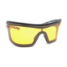 Carrera NEW Ski Max C20 9ZD Matte Black Wrap Ski Goggles Amber Lens 115 Sports