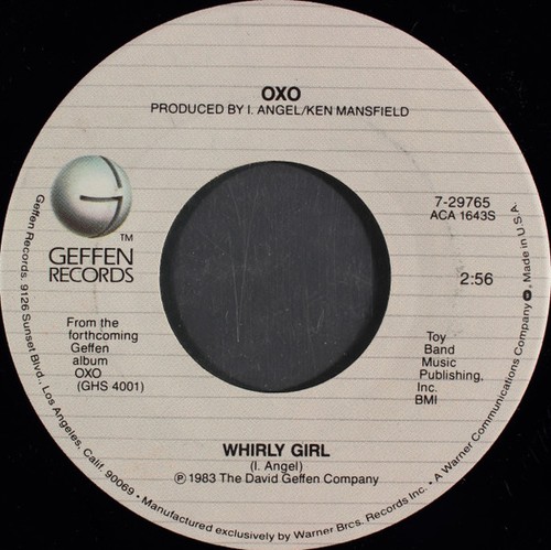 Oxo whirly girl - whirly, (7")