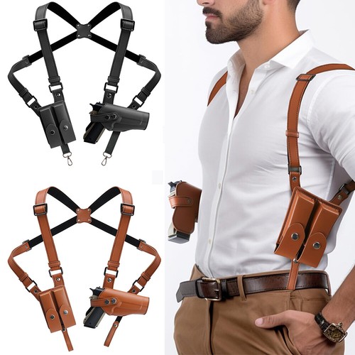 Leather general vertical - general, gun
