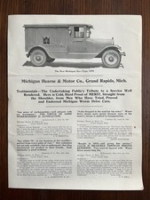 1920 Michigan Hearse & Motor