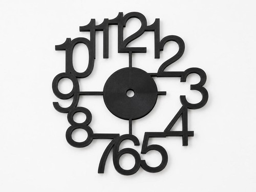 Decorative wall clock face - wall,