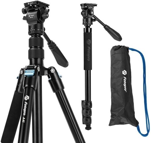 Fotopro video tripod - 72.5'',