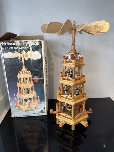 German wooden nativity tier - nativity, 4