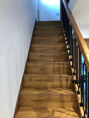 Oak stair treads and - and, risers