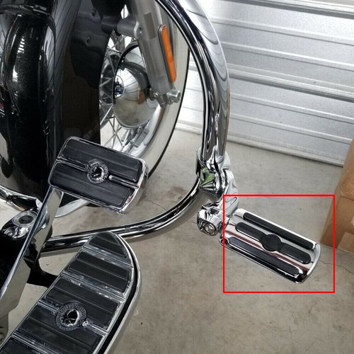 Chrome foot pegs rest - 2x, pedal