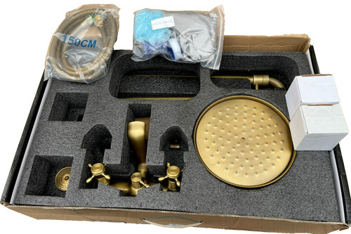Antique brass shower - antique,