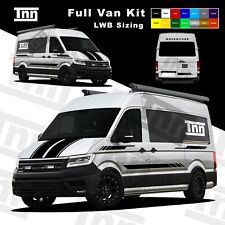 Stickers For Volkswagen VW Crafter LWB Camper Side Stripes Vinyl Decals Graphics