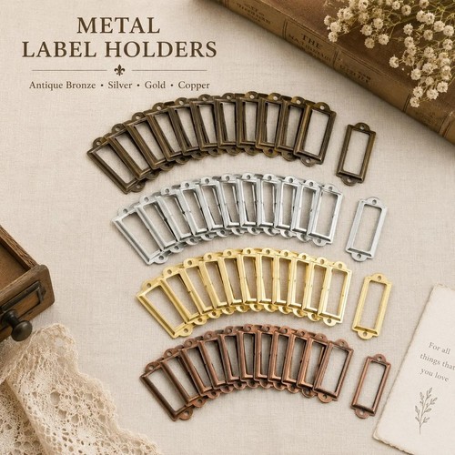 Antique style brass filing