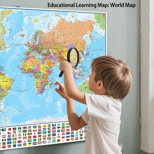 World map maps - maps, educational