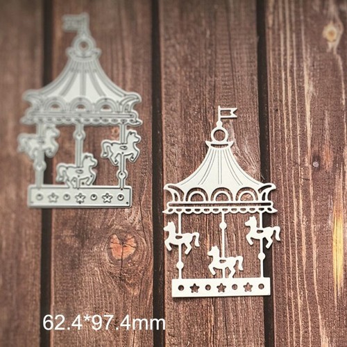 Carousel house metal cutting - carousel,