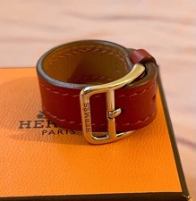 Hermes Leather Buckle Scarf
