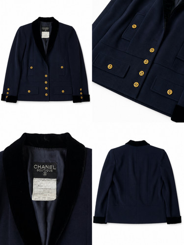 Vintage chanel boutique navy - vintage,