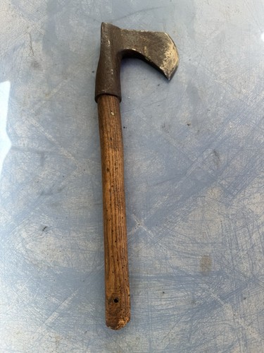 Antique wood chopping bearded - antique,