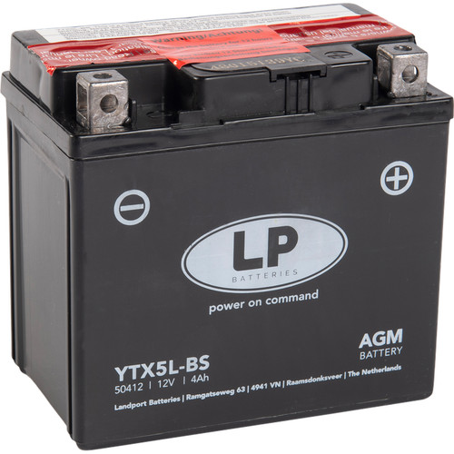 Agm 12v 4ah battery quad - agm,