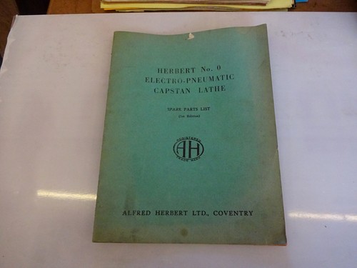 Alfred herbert capstan - alfred, no.0