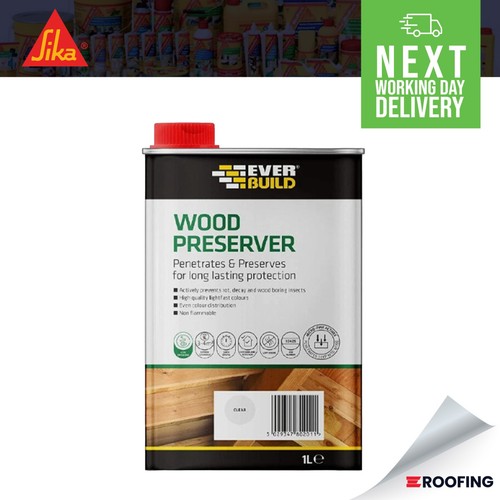 Clear wood preserver - wood,
