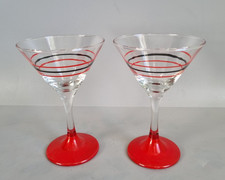 Vintage 80s Cocktail Glasses