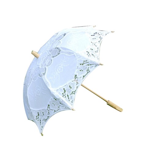 Lace umbrella parasol - lace, bridal